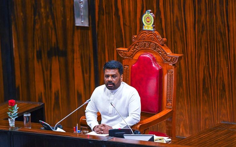 දසවන පාර්ලිමේන්තුවේ පළමු සැසිවාරයේ සමාරම්භක උත්සවයේදී ජනාධිපති අනුර කුමාර දිසානායක මහතා විසින් පවත්වන ලද සම්පූර්ණ කතාව