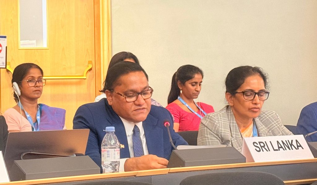 Statement delivered by Hon. Vijitha Herath, Minister of Foreign Affairs, Foreign Employment and Tourism at the 60th Session of the Human Rights Council in Geneva  8th September 2025
