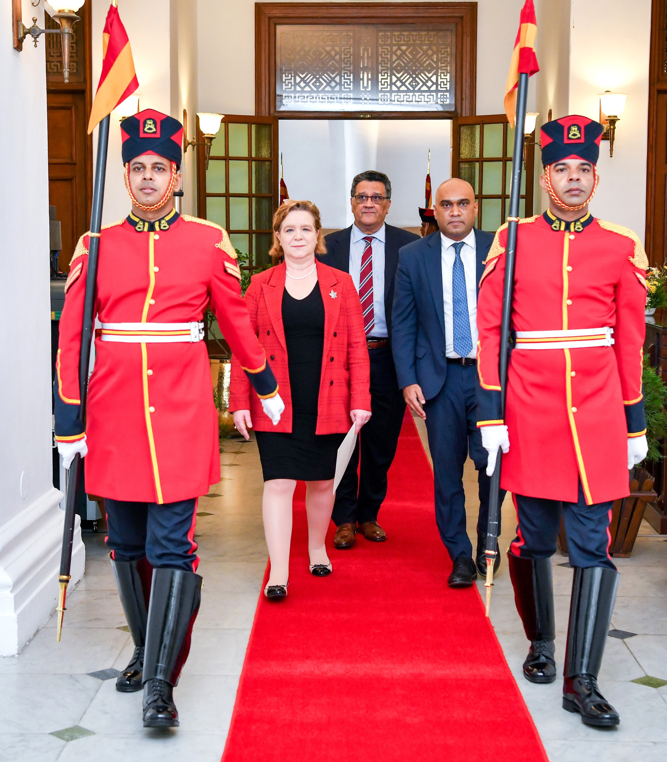 The High Commissioner of Canada presents Credentials to Sri Lanka 