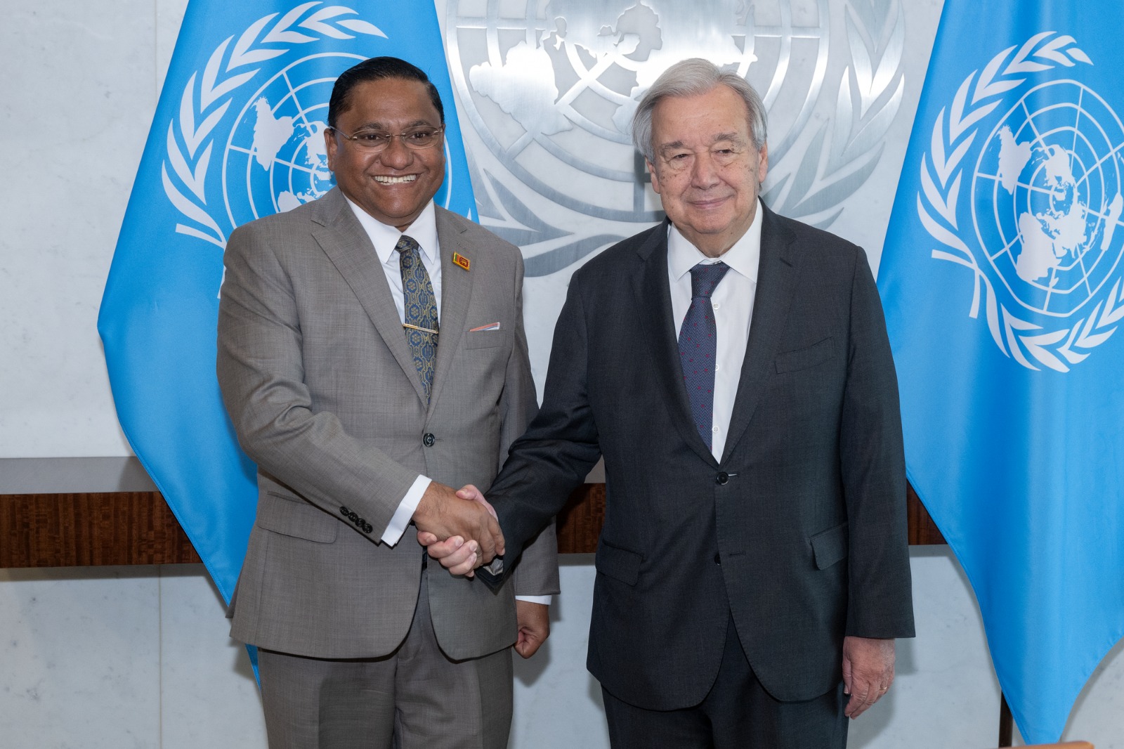 Minister Vijitha Herath met UN Secretary-General on the sidelines of UNGA 81 .