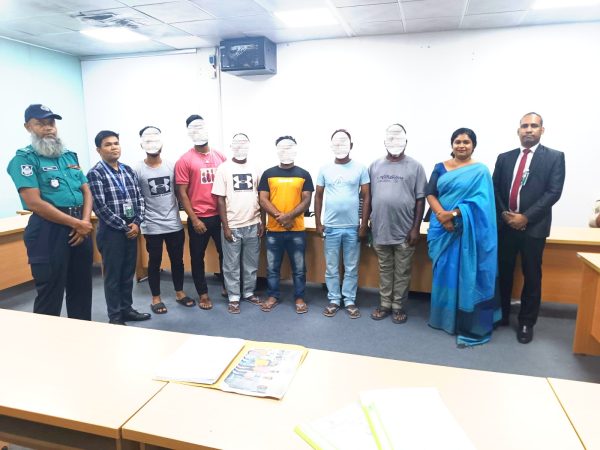 The High Commission of Sri Lanka in Dhaka facilitates the release and safe repatriation of six Sri Lankan fishermen