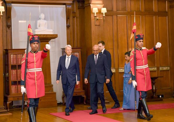 H.E. the Ambassador of the Grand Duchy of Luxembourg presents Credentials to Sri Lanka