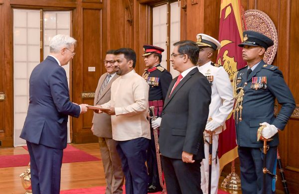 H.E. the Ambassador of the Grand Duchy of Luxembourg presents Credentials to Sri Lanka