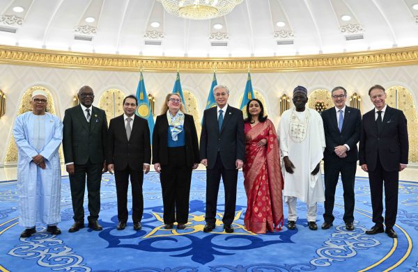 Ambassador of Sri Lanka presents Letters of Credence to the President of Kazakhstan