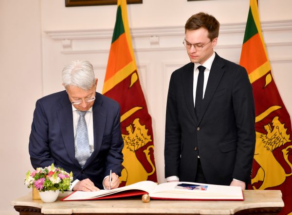 H.E. the Ambassador of the Grand Duchy of Luxembourg presents Credentials to Sri Lanka