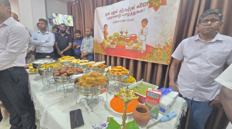 Sri Lankan High Commission in Maldives celebrates Sinhala and Tamil New Year with an auspicious meal partaking