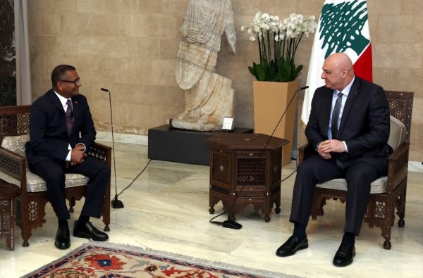 Ambassador of Sri Lanka Presents Letters of Credence to the President of Lebanon