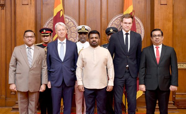 H.E. the Ambassador of the Grand Duchy of Luxembourg presents Credentials to Sri Lanka