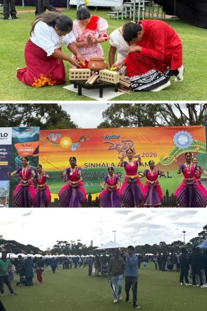 Melbourne hosts a massive Sinhala Tamil New Year Festival “Bakmaha Ulela” outside of Sri Lanka