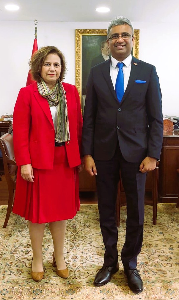 Ambassador of Sri Lanka meets Deputy Minister of Foreign Affairs of Türkiye