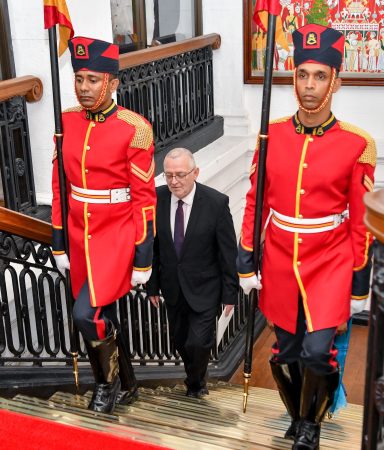 H.E. the Ambassador of the Republic of Slovenia presents Credentials to Sri Lanka