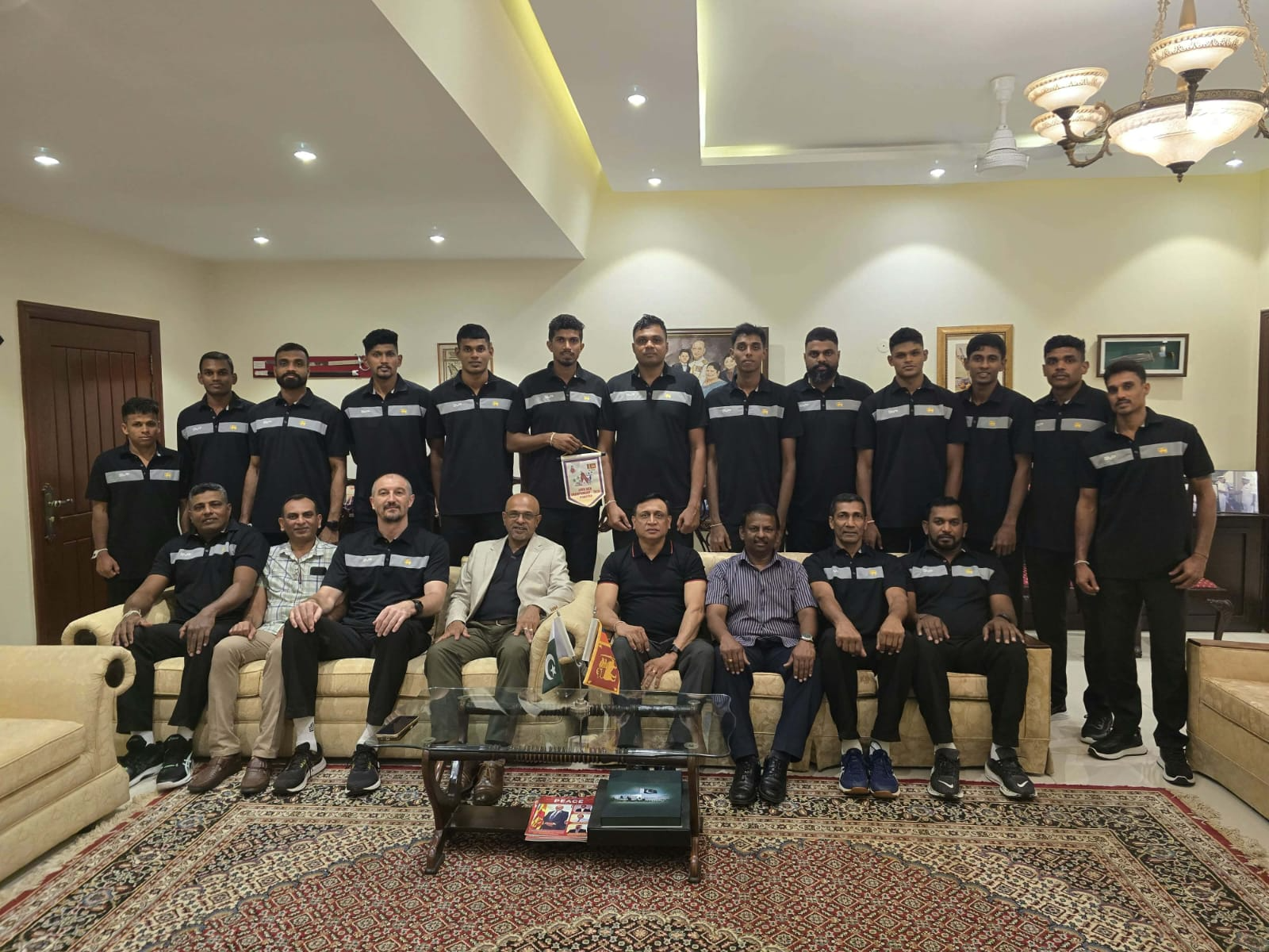 High Commissioner Hosts Dinner Reception for Sri Lankan Men’s National Volleyball Team in Islamabad