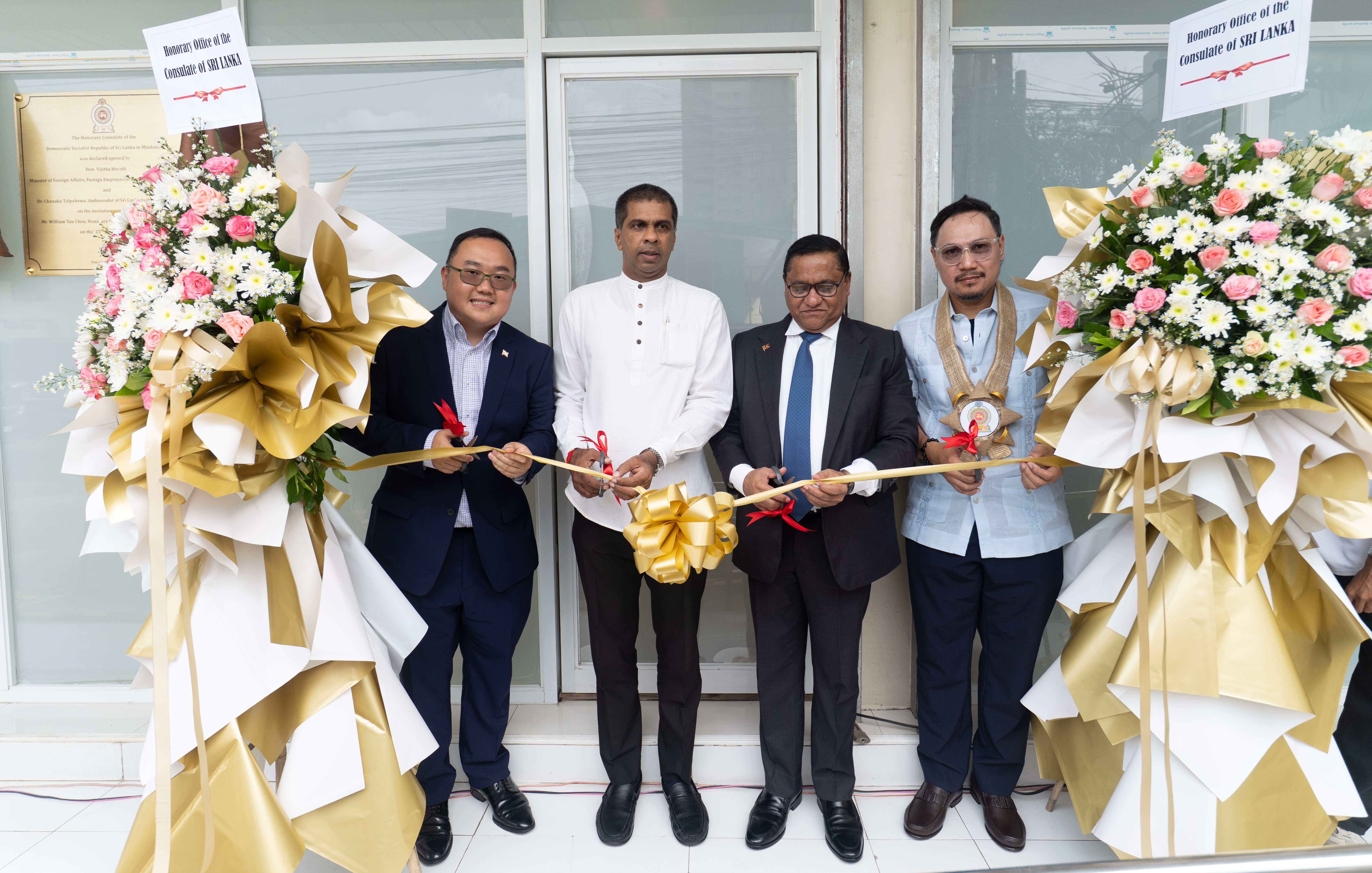 Foreign Minister Vijitha Herath opens the First Honorary Consulate of Sri Lanka in the Philippines