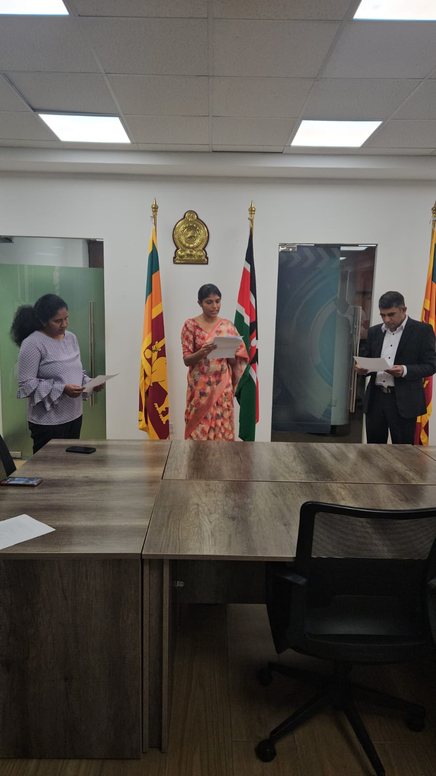 High Commission of Sri Lanka in Nairobi joins national initiative ‘A Culture of Integrity - A Clean Sri Lanka’