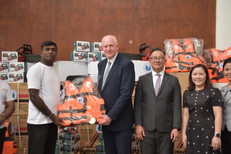 Humanitarian and Search-and-Rescue Equipment Donated to Disaster Management Centre in Sri Lanka