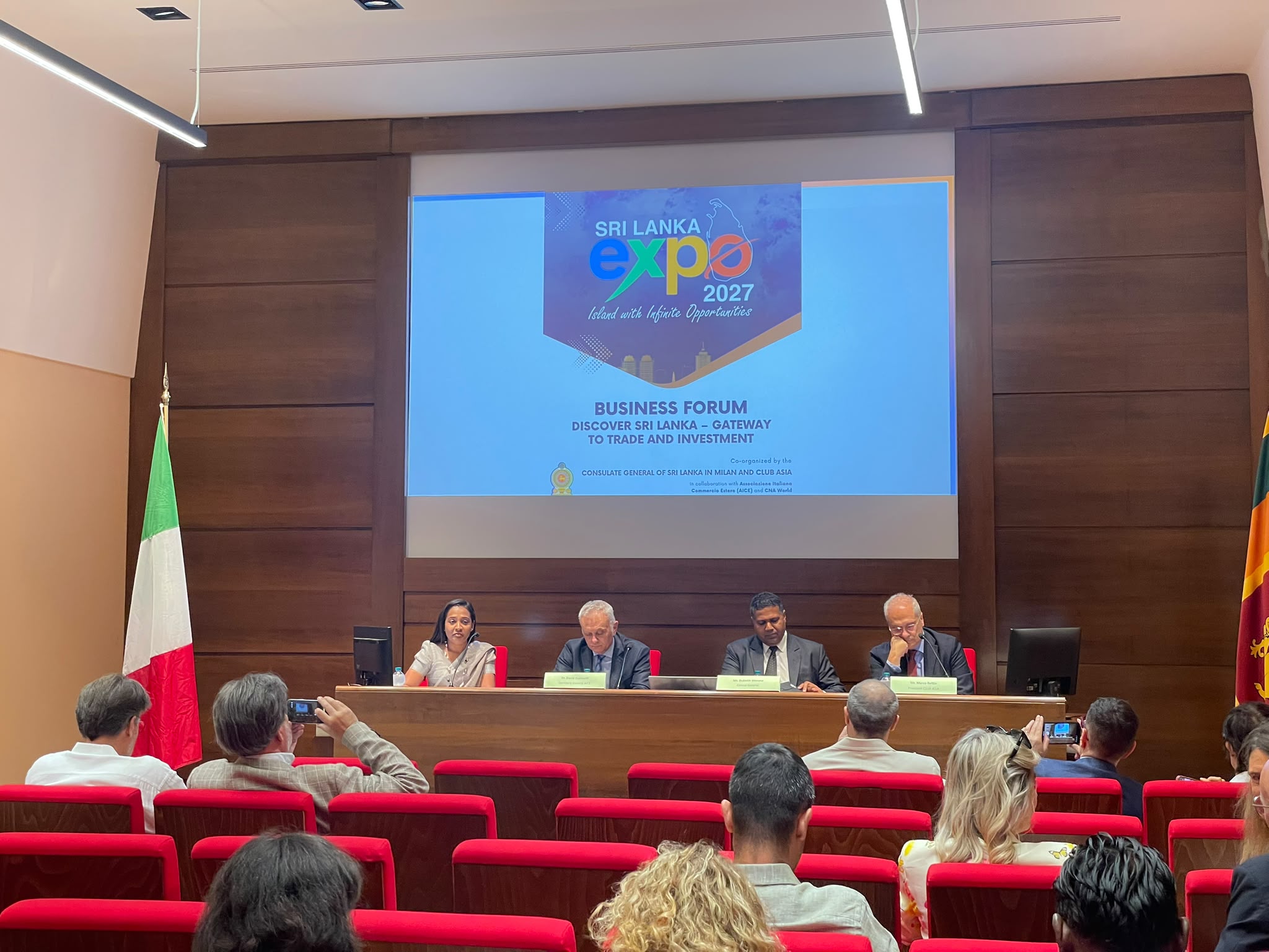 Consulate General of Sri Lanka in Milan organizes Business Forum – "Discover Sri Lanka: Gateway to Trade and Investment"