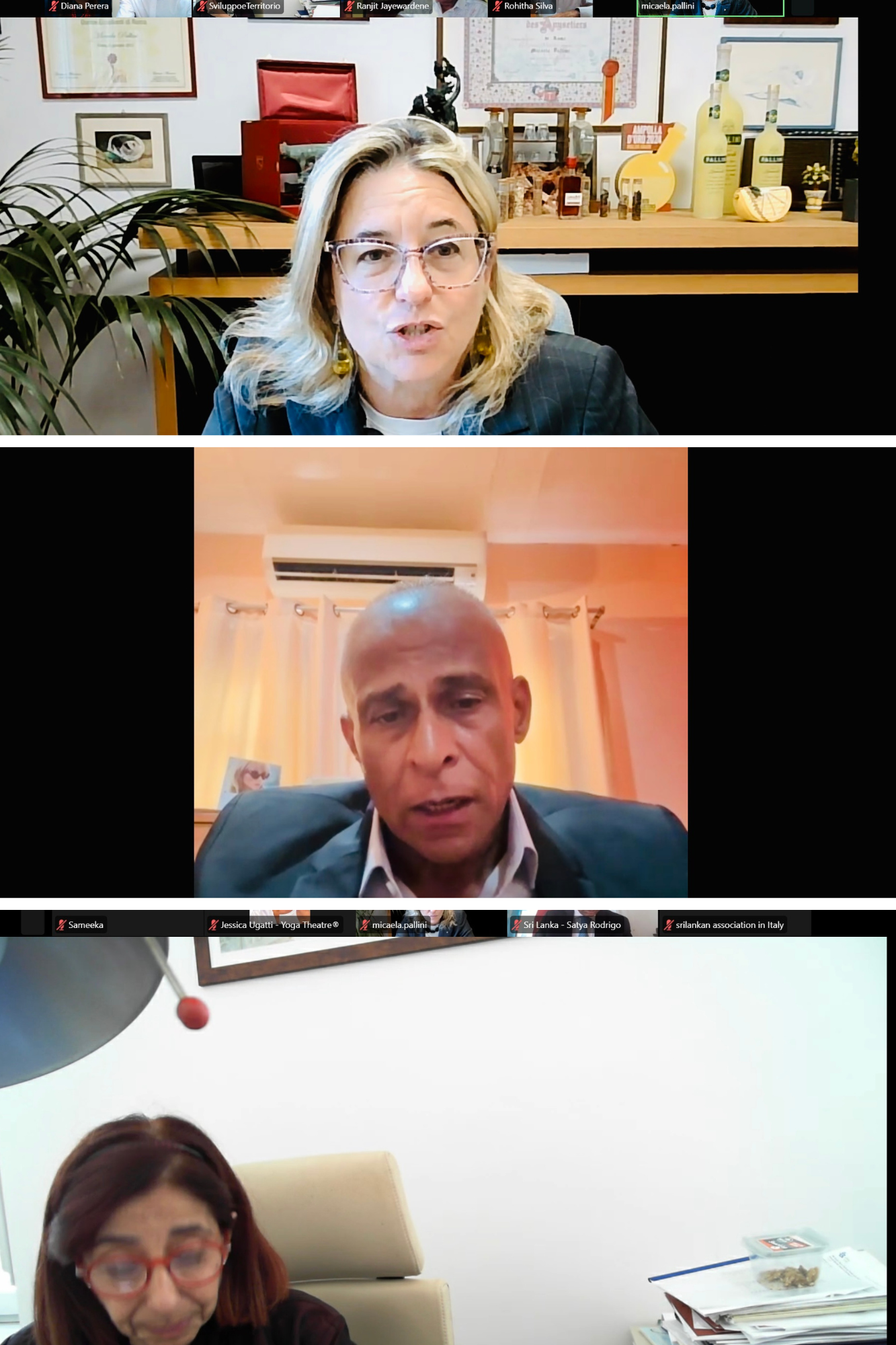 Sri Lanka showcases Trade & Investment Opportunities and promotes EXPO 2027 at a virtual business promotion meeting with the Rome Chamber of Commerce