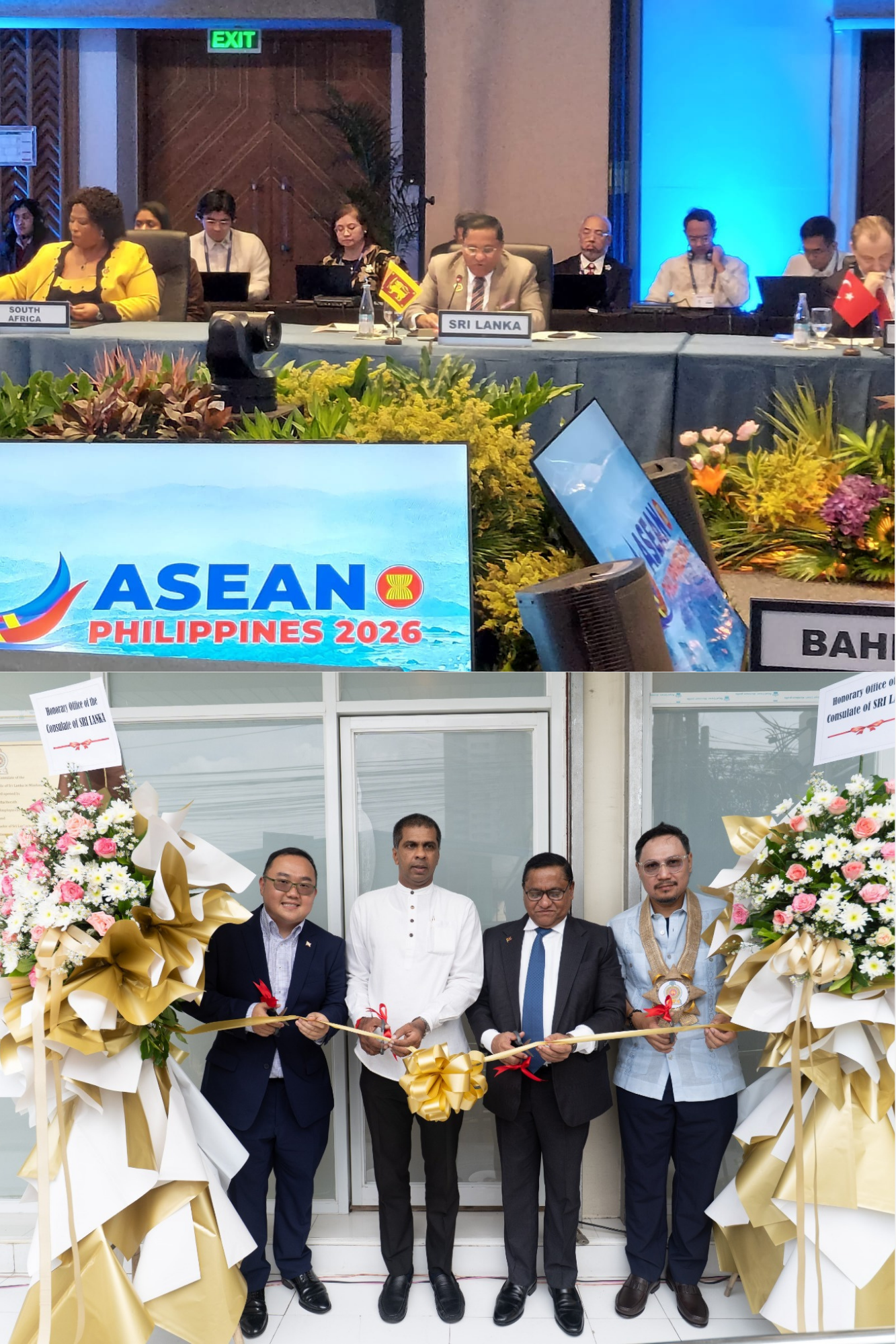 Minister Vijitha Herath attends the 33rd ASEAN Regional Forum and 50th Anniversary of the Treaty of Amity and Cooperation (TAC) in Southeast Asia, in Manila.