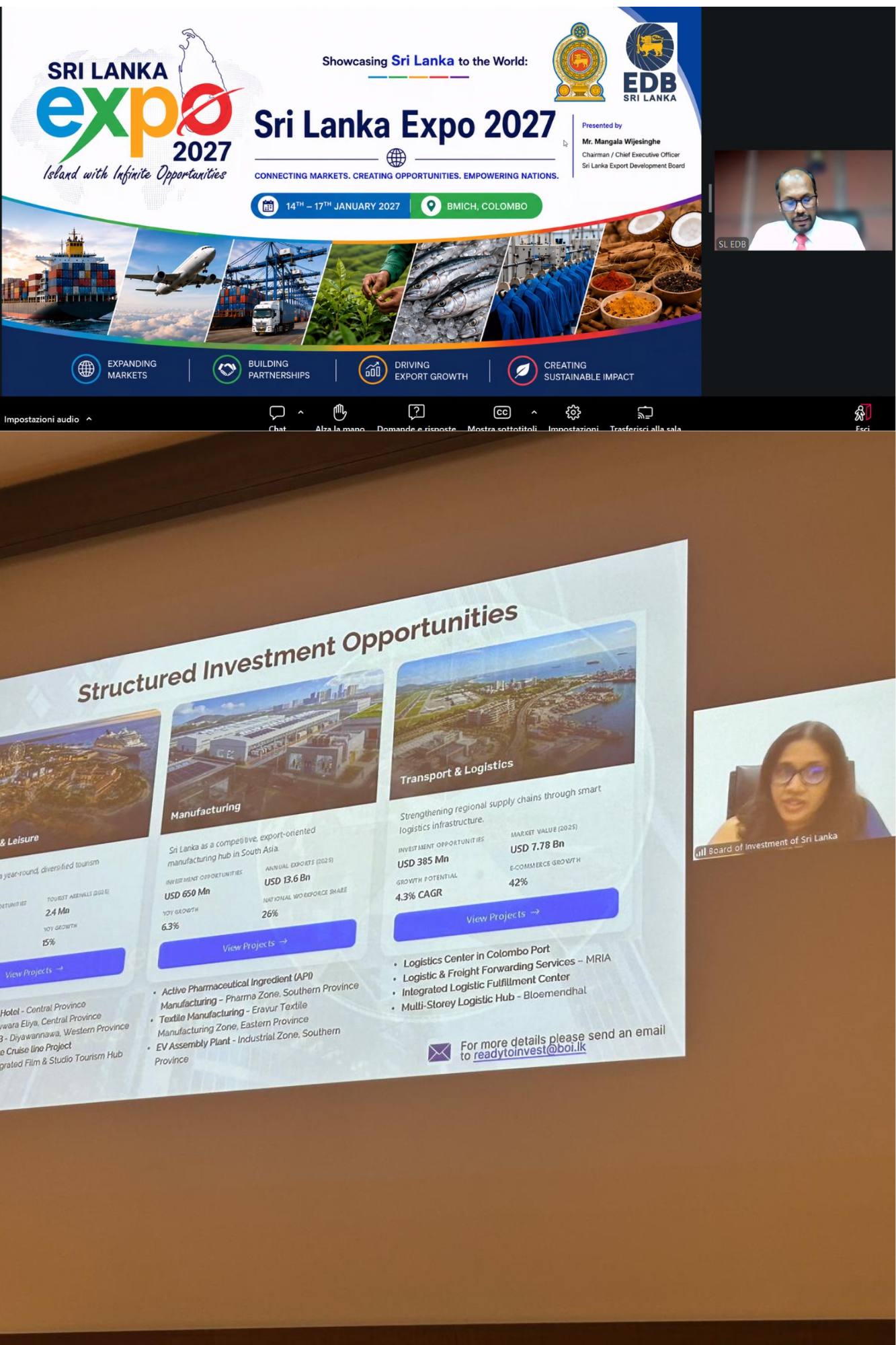 Consulate General of Sri Lanka in Milan organizes Business Forum – "Discover Sri Lanka: Gateway to Trade and Investment"