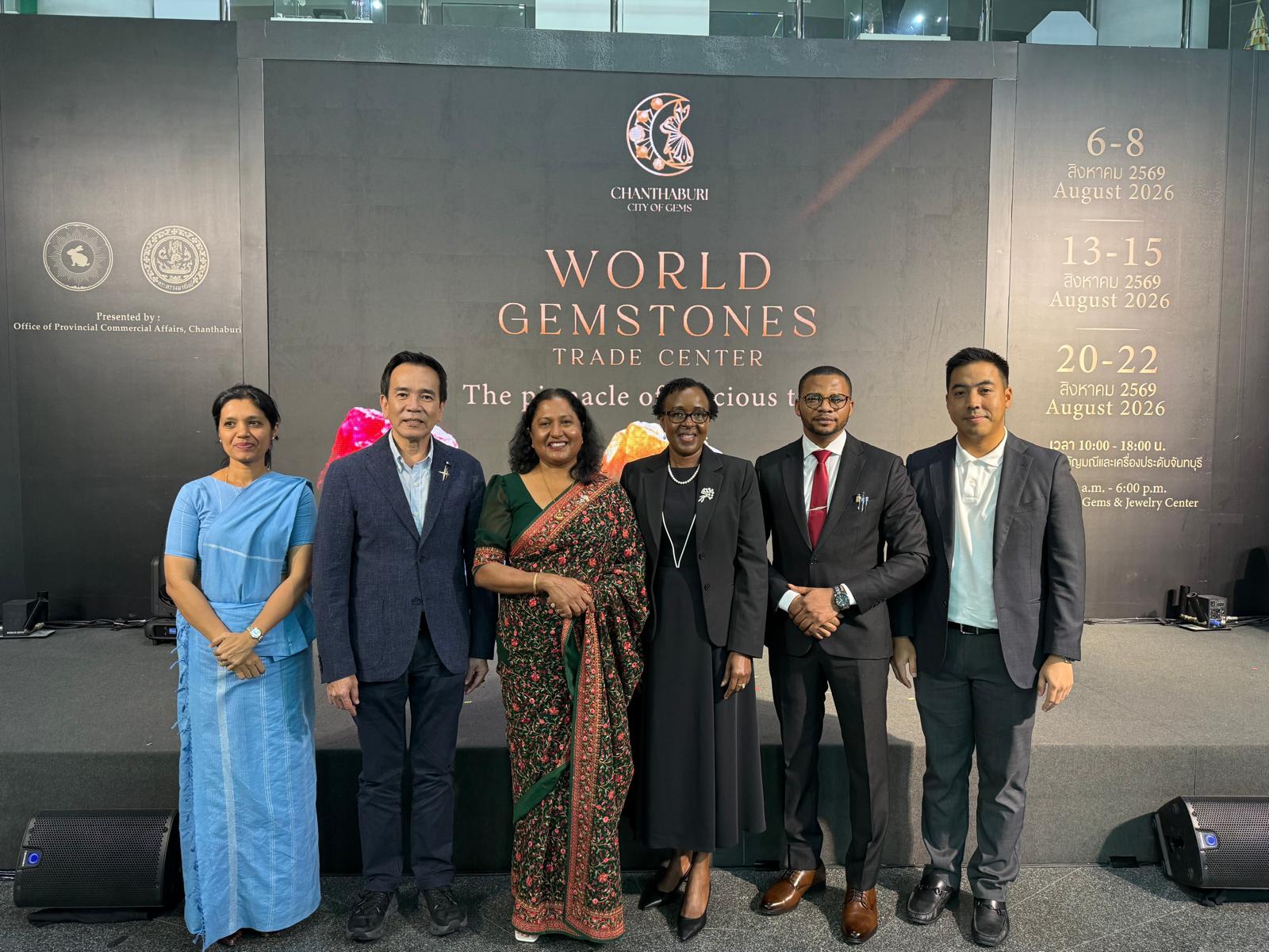 Sri Lankan Ambassador Attends Opening Ceremony of Chanthaburi International Gemstone Market Exhibition 2026
