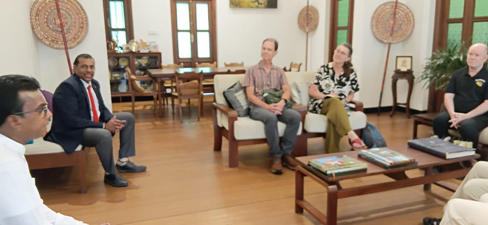 Embassy facilitates academic collaborations between the Sri Palee Campus and Randolph College, Virginia