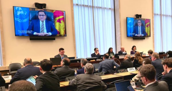 Minister Vijitha Herath Addresses the High-Level Segment of the Conference on Disarmament