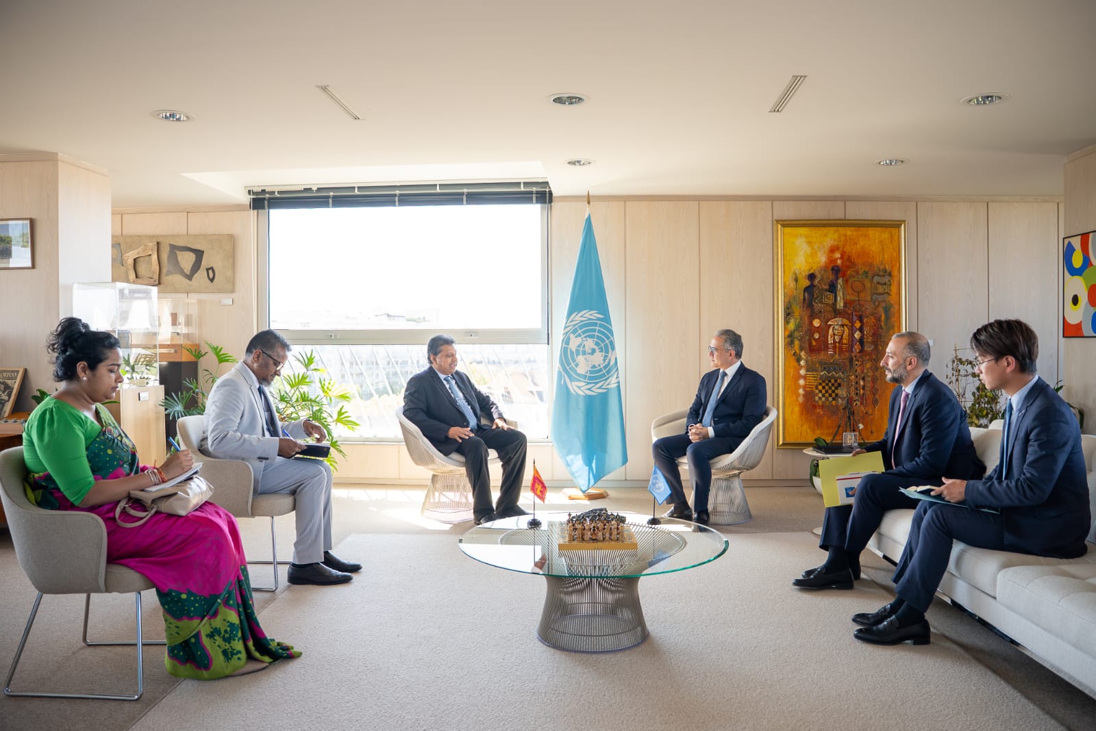 Permanent Delegate of Sri Lanka to UNESCO Presents Credentials to Director-General of UNESCO
