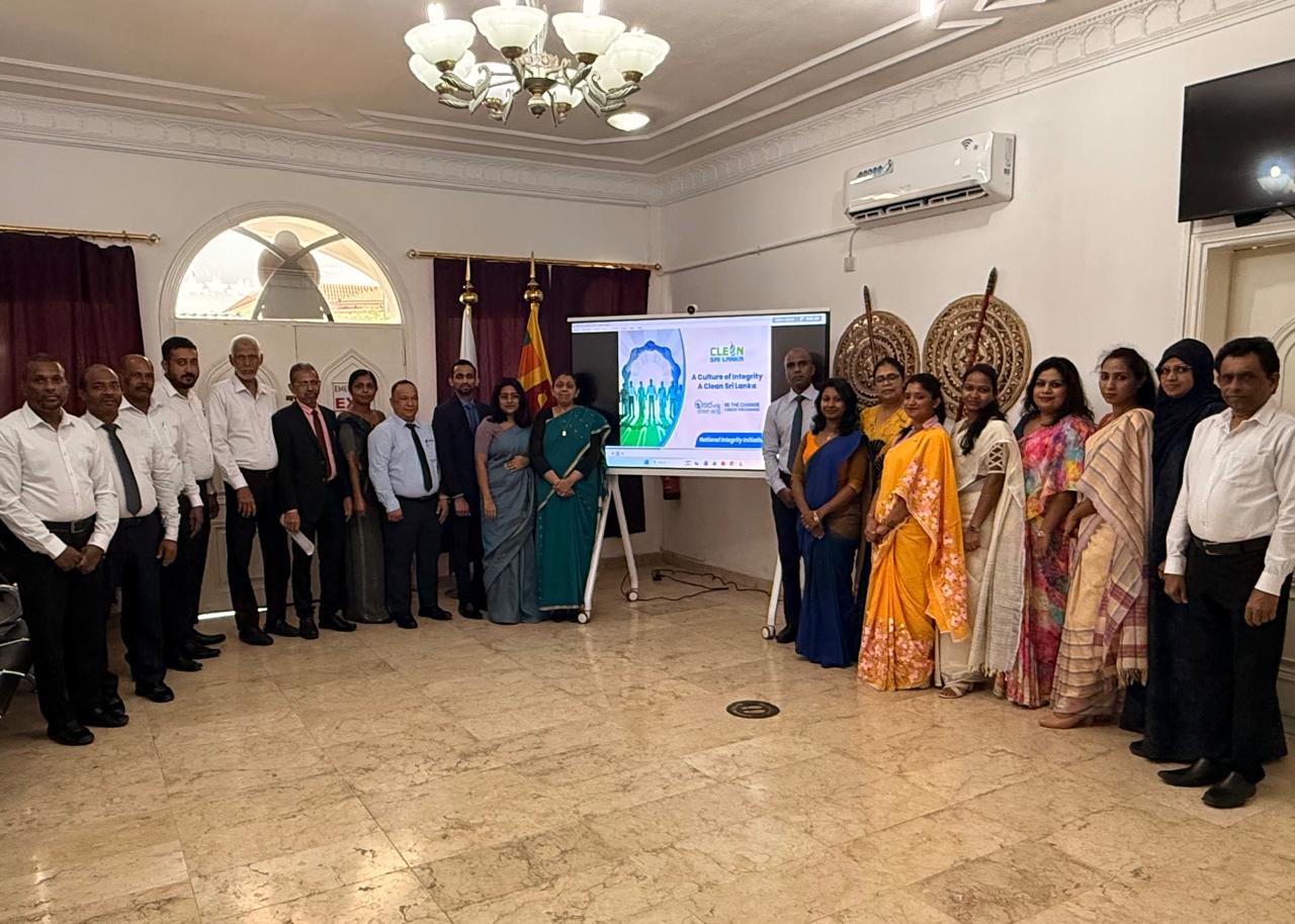 Embassy of Sri Lanka in Qatar Joins the National Integrity Week 2026 Commemoration