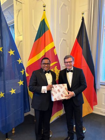 Minister of Foreign Affairs, Foreign Employment and Tourism focusses on strengthening the Sri Lanka–Germany partnership during visit to Germany.