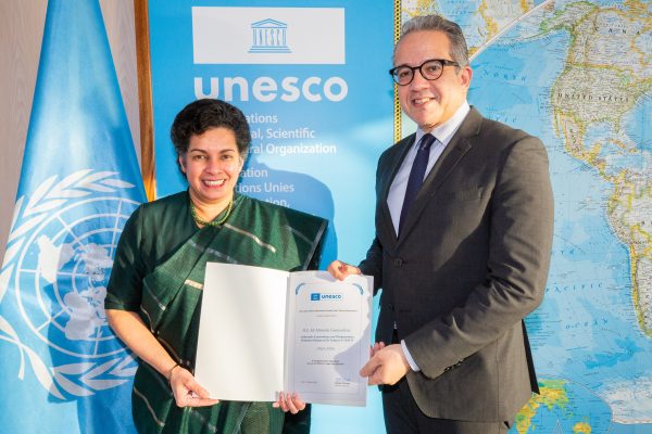 Ambassador and Permanent Delegate of Sri Lanka to UNESCO holds Farewell Meeting with Director-General of UNESCO