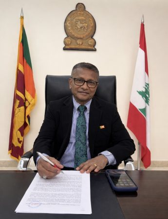 Ambassador-Designate Anura Withanage Assumes Duties in Lebanon