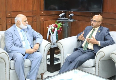 High Commissioner meets Chairman of the Higher Education Commission of Pakistan