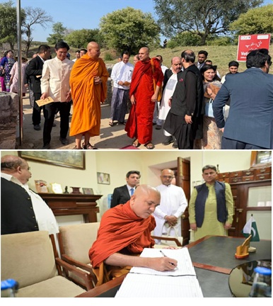High Commission of Sri Lanka and Partner Missions, with Punjab Archaeology Department, Mark Vesak Day at Dharmarajika Stupa, Taxila
