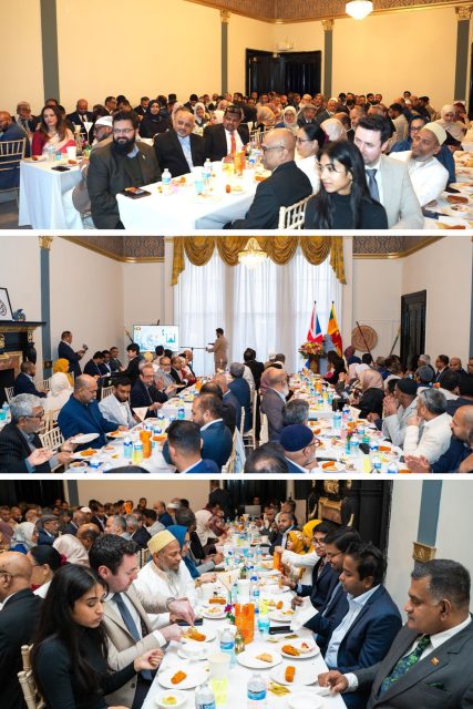 High Commission of Sri Lanka in London hosts Iftar Reception in Collaboration with COSMOS UK and other Organisations