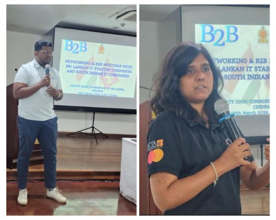 Sri Lanka Deputy High Commission in Chennai Hosted Networking & B2B Meetings between Sri Lankan IT Start-up Companies and Established South Indian IT Companies