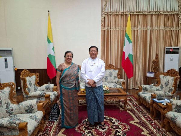 The Ambassador meets the Union Ministers for Foreign Affairs and Investment and Foreign Economic Relations of Myanmar