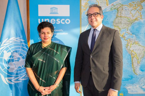 Ambassador and Permanent Delegate of Sri Lanka to UNESCO holds Farewell Meeting with Director-General of UNESCO