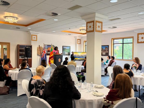 Mayor of Colombo delivers remarks on Women in Leadership at Sri Lanka High Commission, Canberra