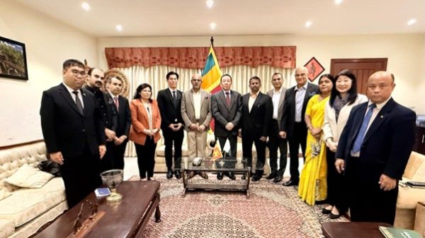 High Commission of Sri Lanka joins Partner Missions to Commemorate Vesak Day
